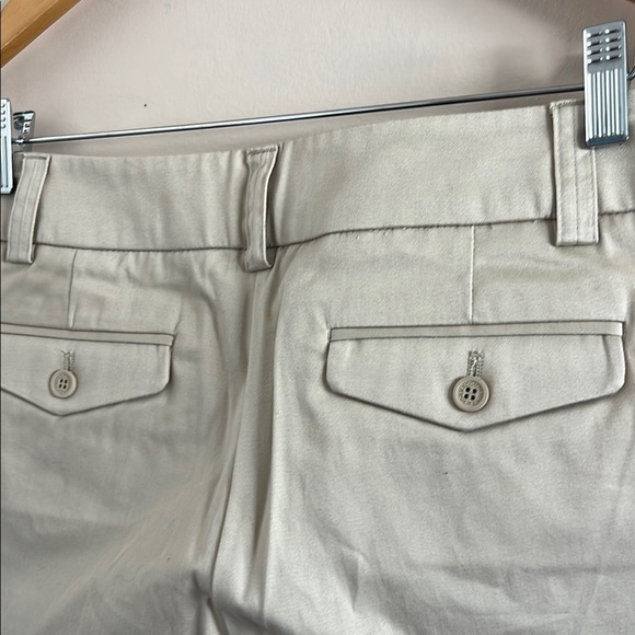 Cream Chinos with Straight Leg and Flat Front - Picture 7 of 7